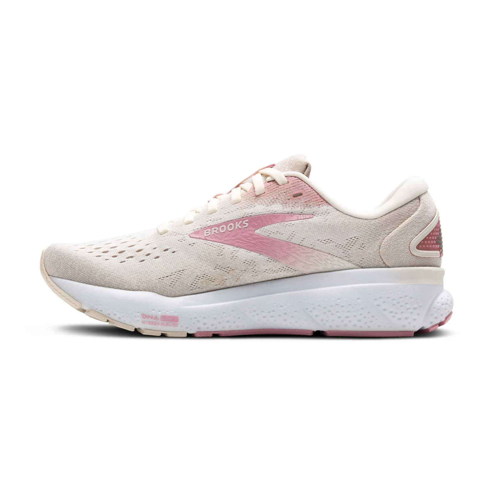 BROOKS Women's Ghost 16 Coconut/Zephyr/White