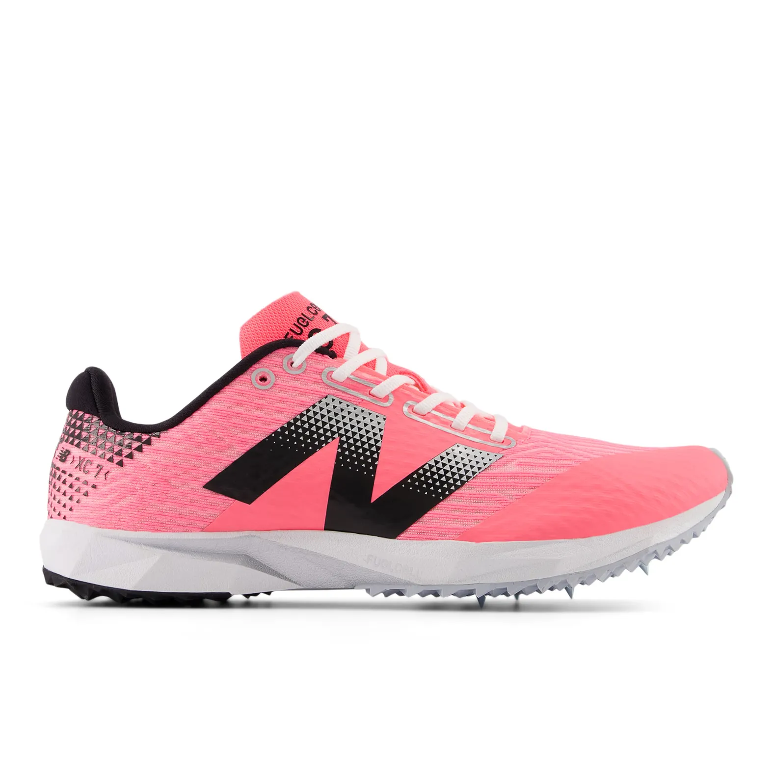 NEW BALANCE Women's FuelCell XC7 v5 Spikes Ultra Pink/Black/Silver