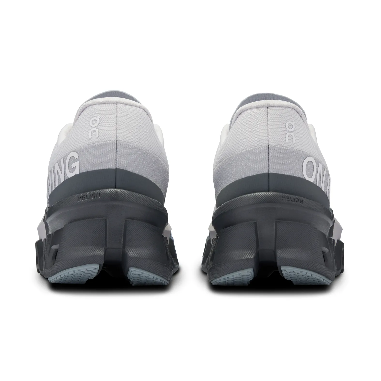 ON CLOUDMONSTER Shoes Frost/Rock Gray Men Size 11.5 Running Athletic Gym Comfort On Running Cloudmonster shoes, frost/black - MTBIKER.shop main image 3