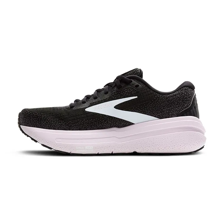 BROOKS W. GHOST MAX 2 BLACK/WHITE/ORCHID ICE