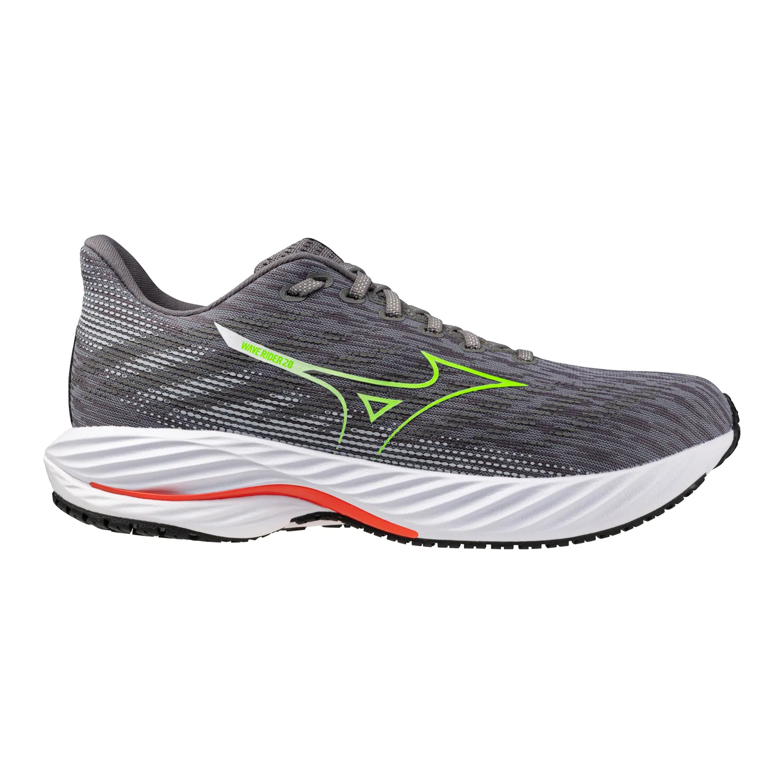 MIZUNO MEN'S WAVE RIDER 28 Tradewinds/Green Gecko