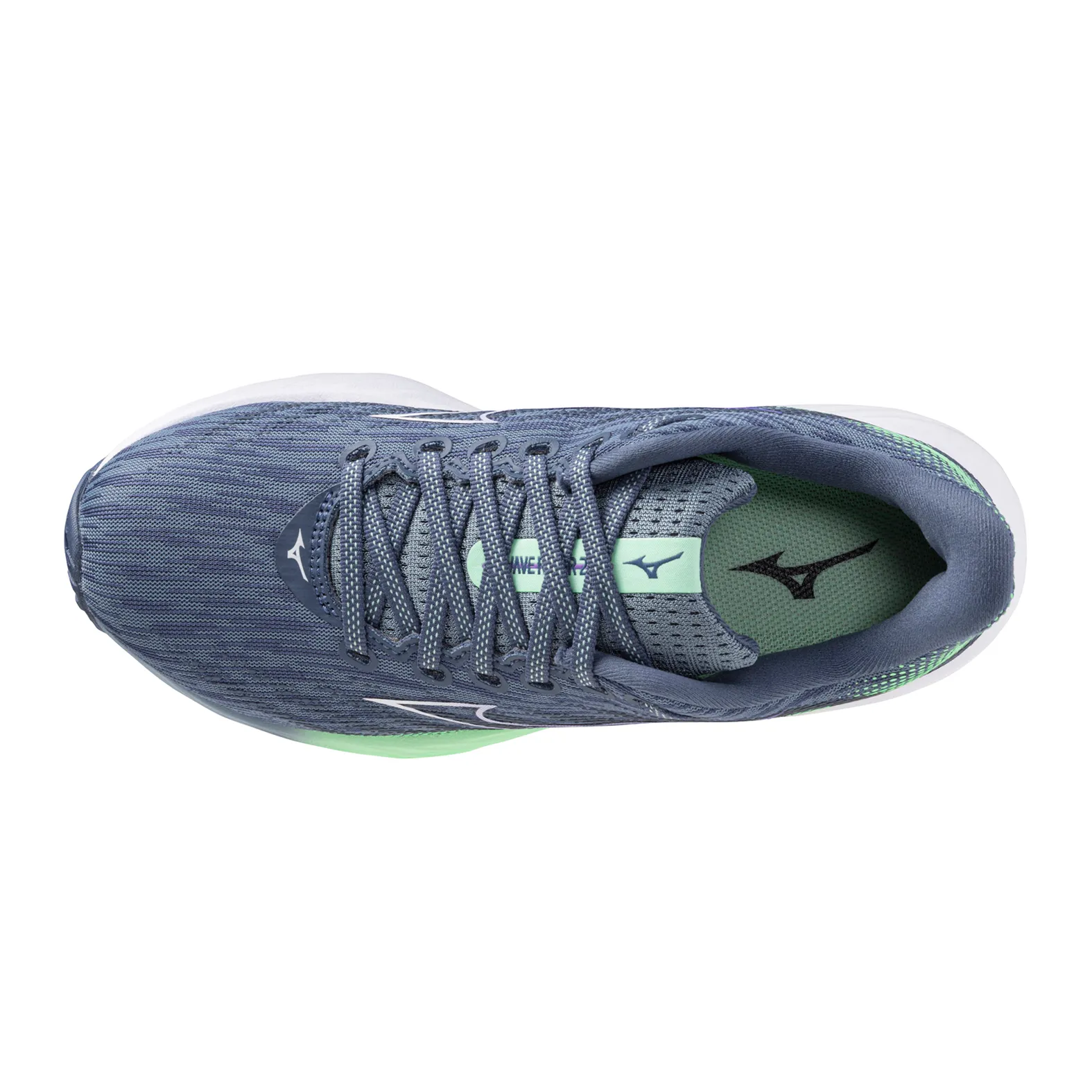 MIZUNO WOMEN'S WAVE RIDER 28 Citadel/White