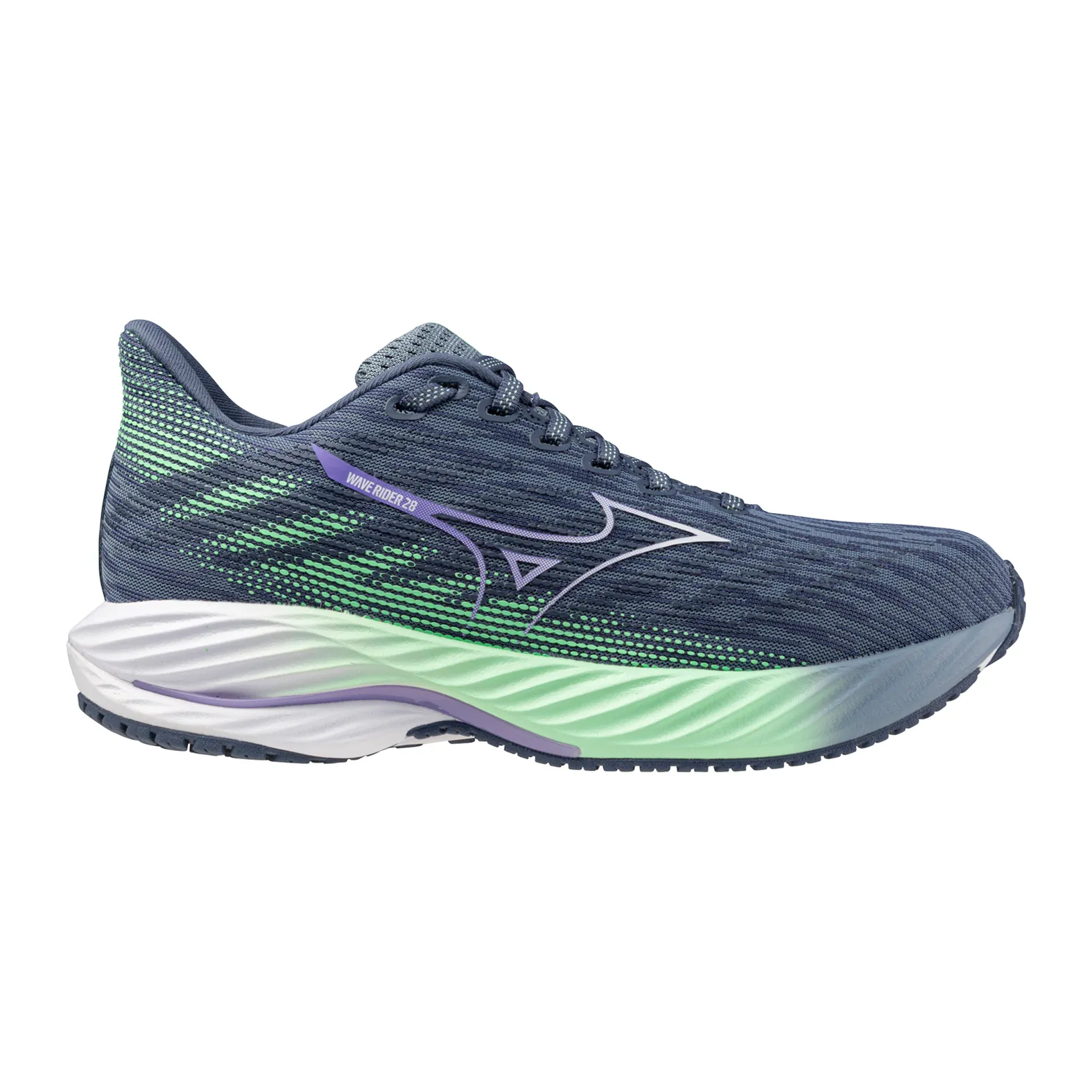 メタライズ28㎝ MIZUNO WOMEN'S WAVE RIDER 28 Citadel/White