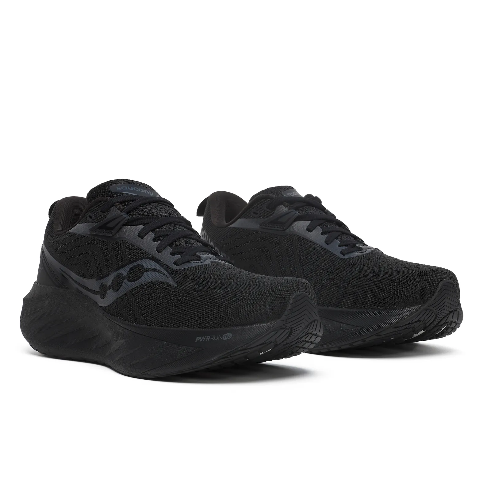 NEW SAUCONY men\'s triumph 22 shoe in black/white Saucony MEN main image 3