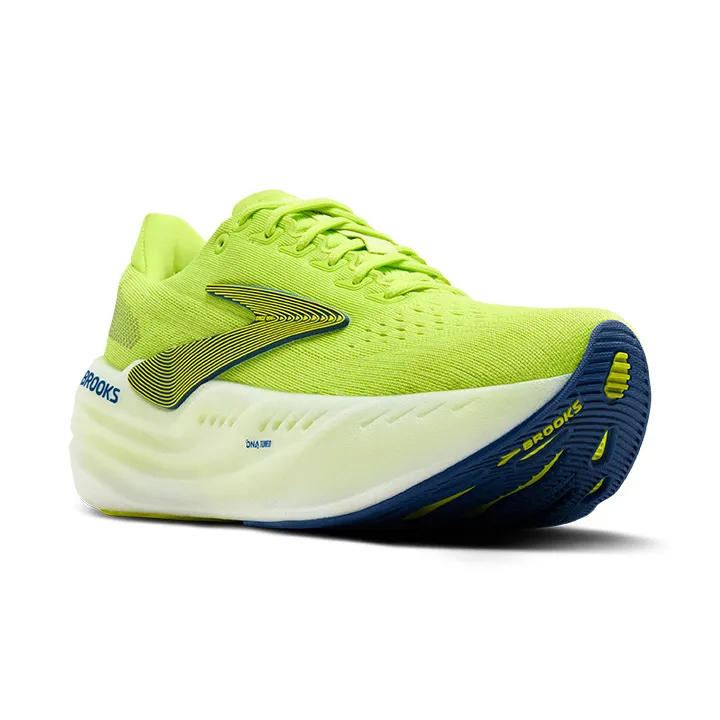 BROOKS M. GLYCERIN MAX LIME/NAVY PEONY/WHITE display picture 2