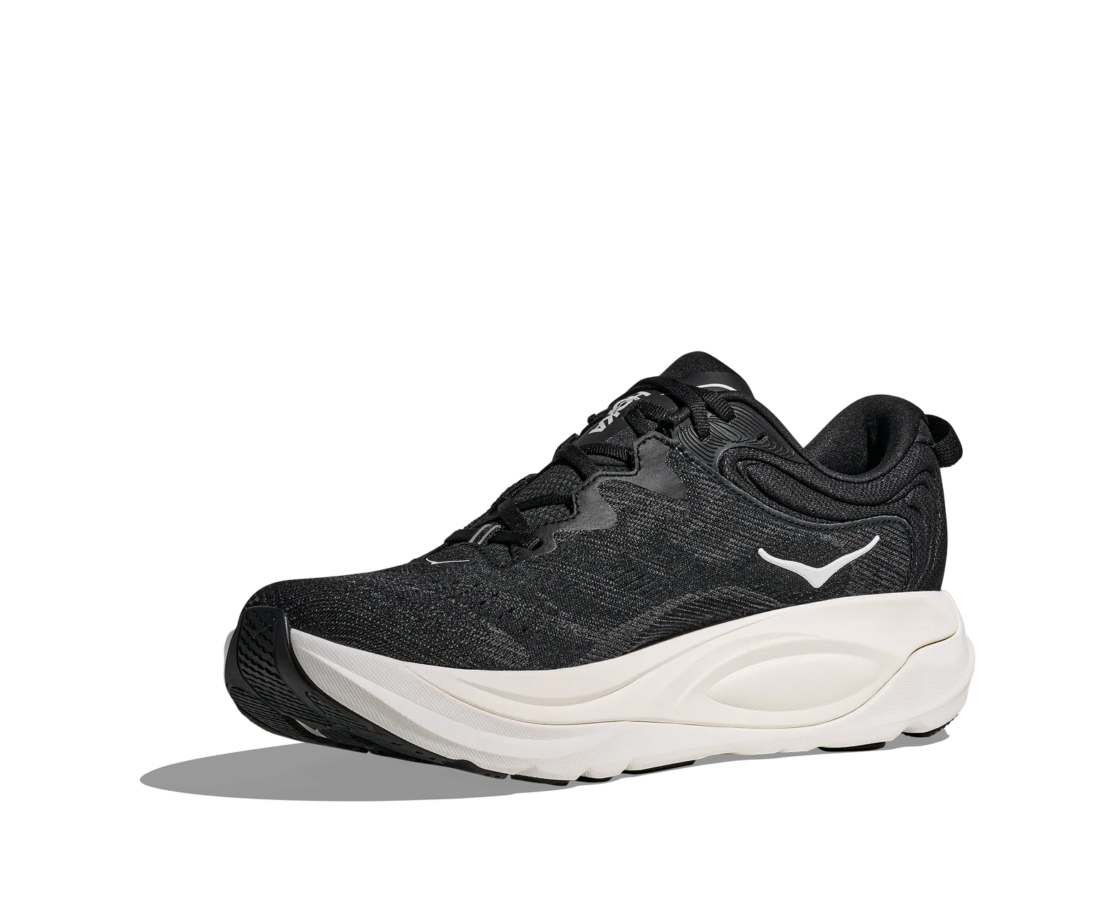 Hoka One One Gaviota 5 Mens 12.5D Running Black White Sneaker Shoes Hoka One One MENS Gaviota 5 Lace Up Athletic | Mercari main image 3