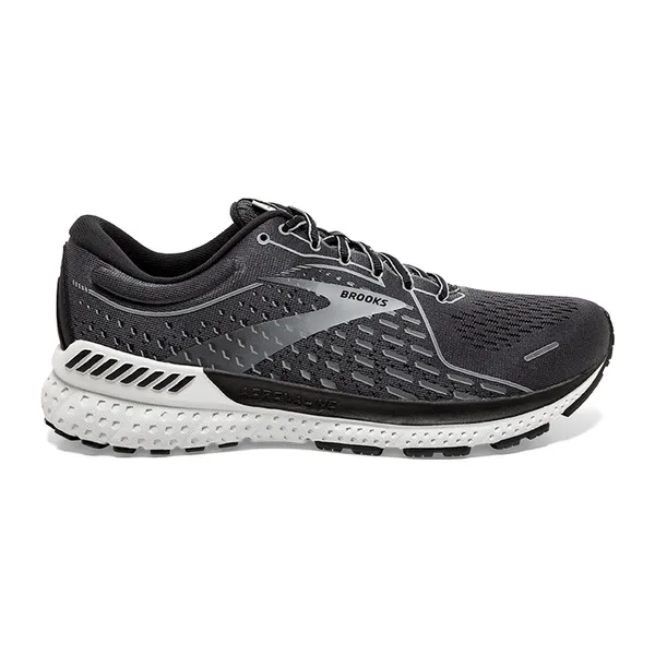 BROOKS M ADRENALINE GTS 21 WIDE (FINAL SALE) BLACK/WHITE