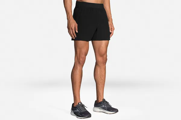 Brooks MEN'S SHERPA 5" SHORT BLACK