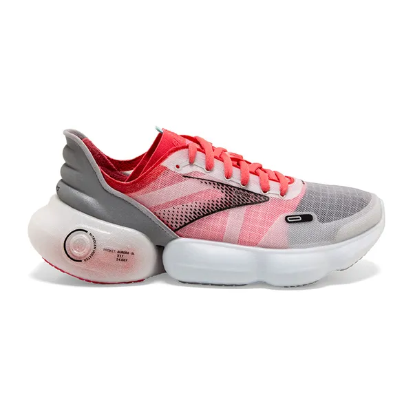BROOKS WOMEN'S AURORA-BL GREY/CORAL
