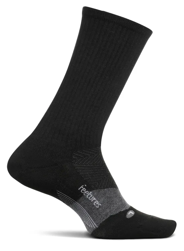 Feetures MERINO 10 CUSHION CREW CHARCOAL