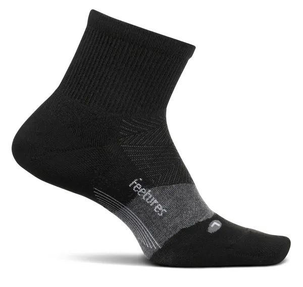 Feetures MERINO 10 CUSHION QUARTER CHARCOAL 468