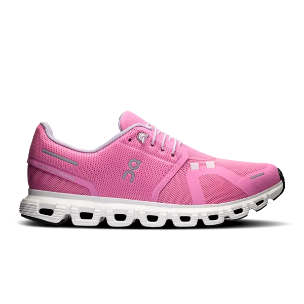 ON RUNNING Women's Cloud 6 Raspberry/White