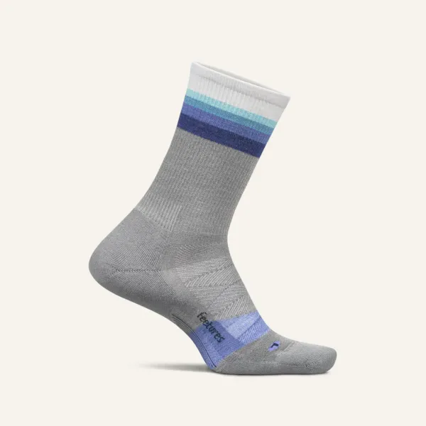 Feetures Feetures Merino 10 Max Cushion Mini Crew Luminous Gray
