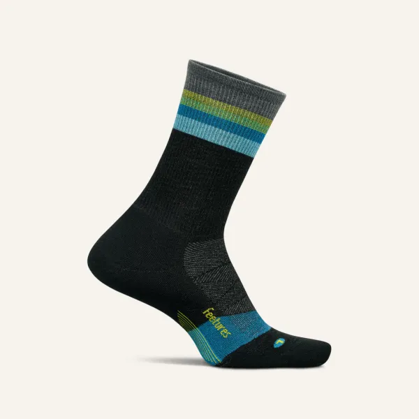 Feetures Feetures Merino 10 Max Cushion Mini Crew Luminous Black