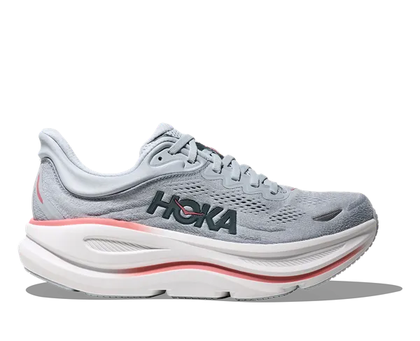 HOKA Women's BONDI 9 MINERAL BLUE / WASHED BLUE
