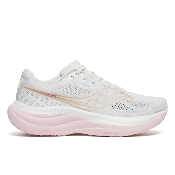 Saucony Women's Ride 19 White/Silk