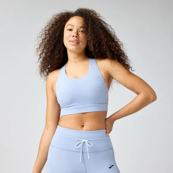 BROOKS W LUXE POCKET BRA HTR HALOGEN BLUE