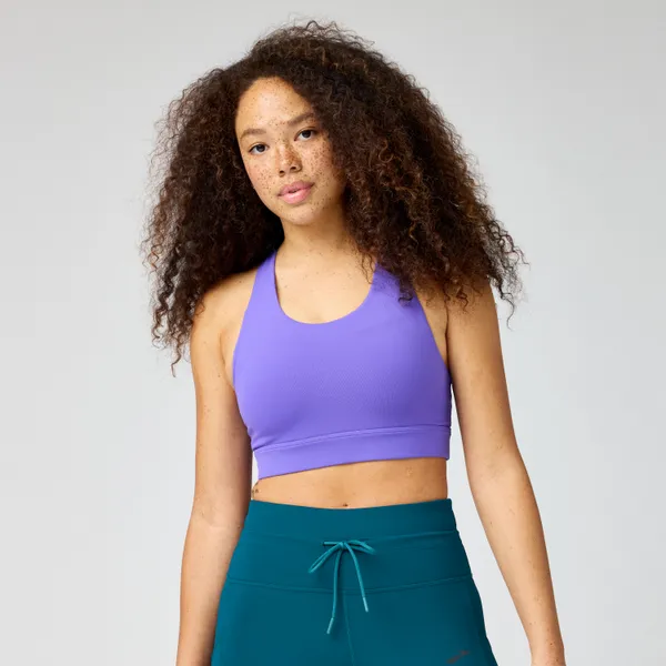 BROOKS W LUXE POCKET BRA VIOLET