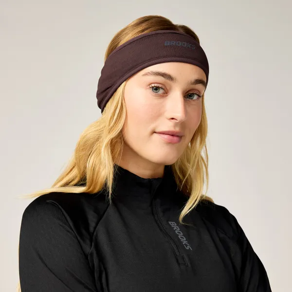 BROOKS Momentum Thermal Headband Cocoa