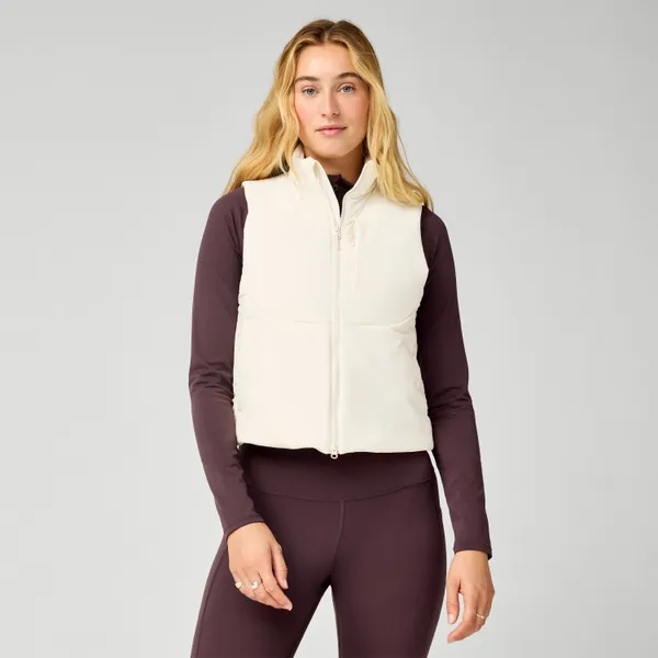 Brooks Women's Movement Insulated Crop Vest BONE
