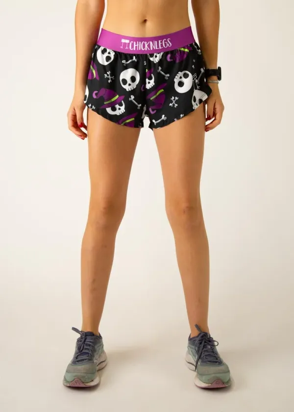 CHICKEN LEGS Women's 1.5" Shorts sugar skulls