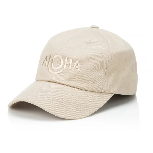 ALOHA BAGS ALOHA DAD HAT SANDSTONE
