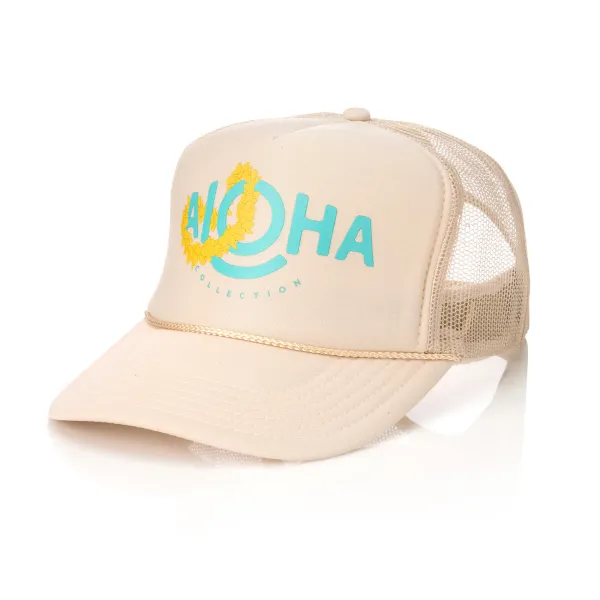 ALOHA BAGS LEI ALOHA FOAM TRUCK SANDSTONE