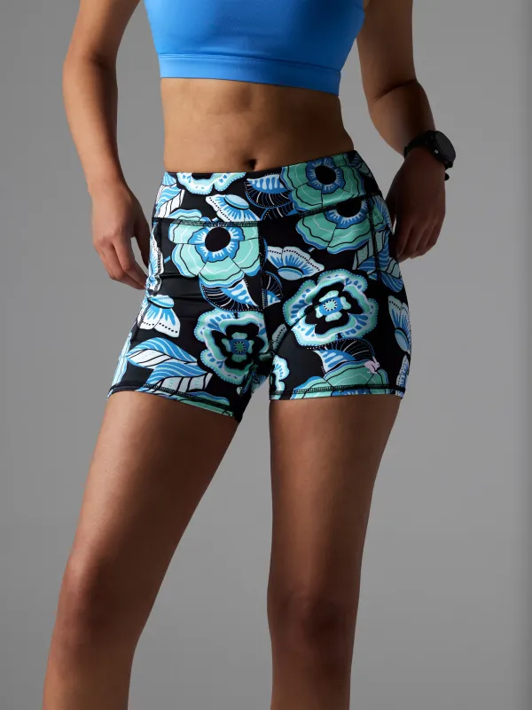 Rabbit Apparel Speed Leggy 4" Opal Floral