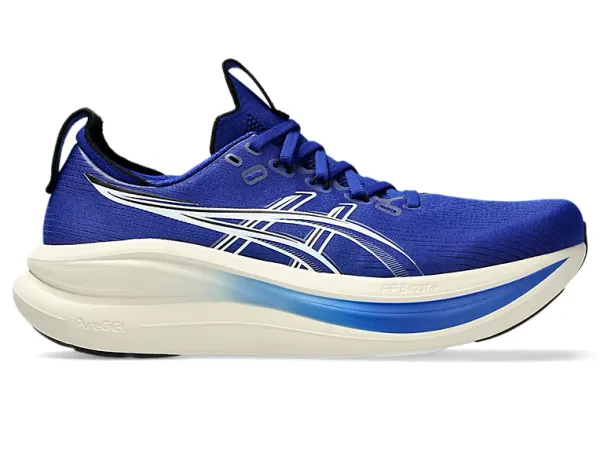 Asics Men's Gel-Nimbus 28 Wide PRUSSIAN BLUE/CREAM