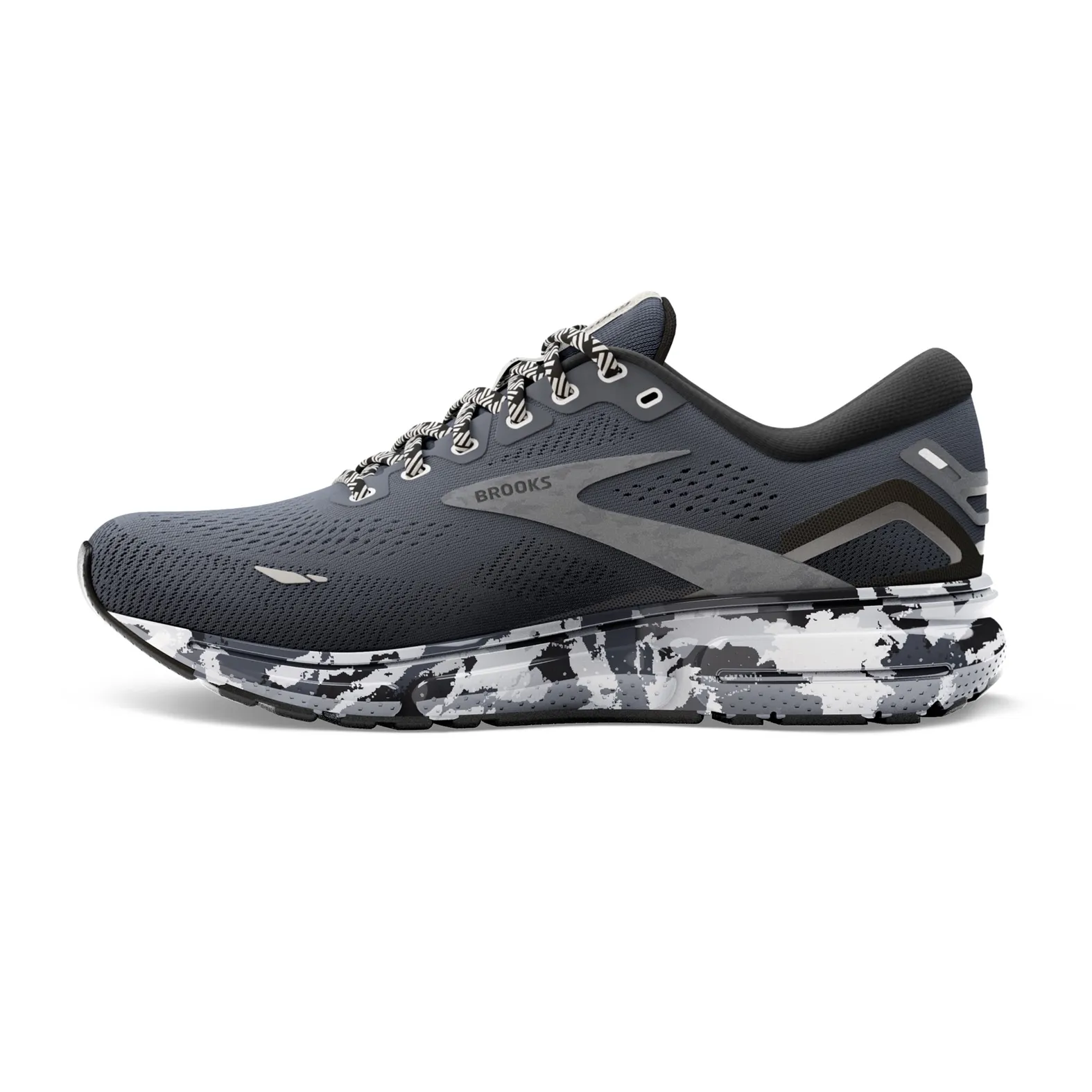 Brooks Ghost 15 Ebony Black Oyster Running Shoes Sneakers 9.5 Amazon.com | Brooks Women main image 3