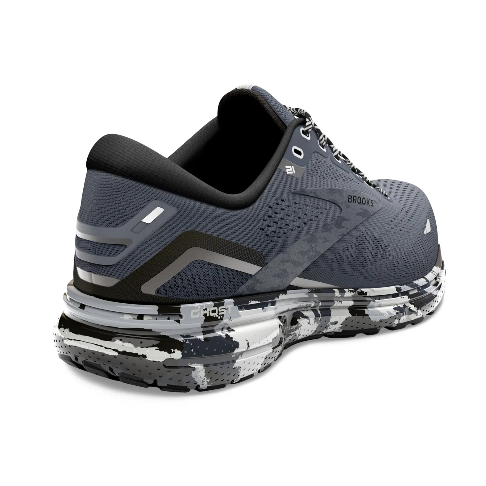 Brooks Men\'s Ghost 15 Neutral Running Shoe Black/Black/Ebony Sz 12 Brooks - Brandclub - Brooks Men main image 2