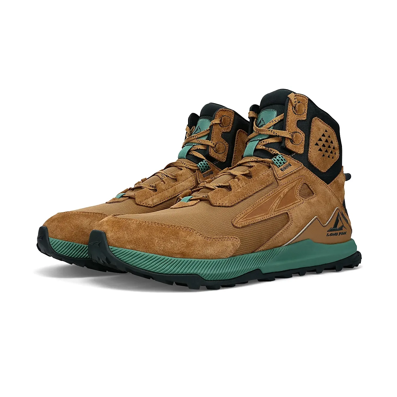 Altra Brown and Green Men\'s Lone Peak Hiker 2 AL0A7R61_990_R_HERO.jpg?s=b3dff3e1 main image 3