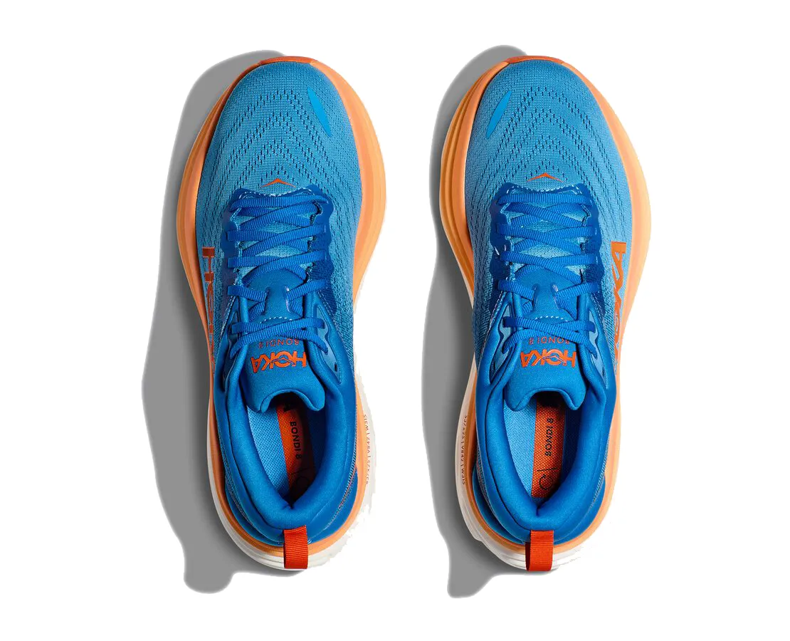 Hoka Men's BONDI 8 CSVO CoastalSky/VibrantOrange