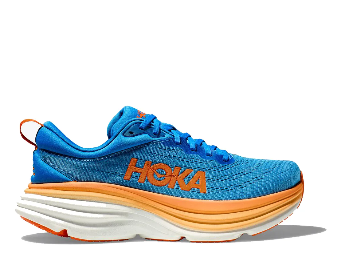 Hoka Men's BONDI 8 CSVO CoastalSky/VibrantOrange