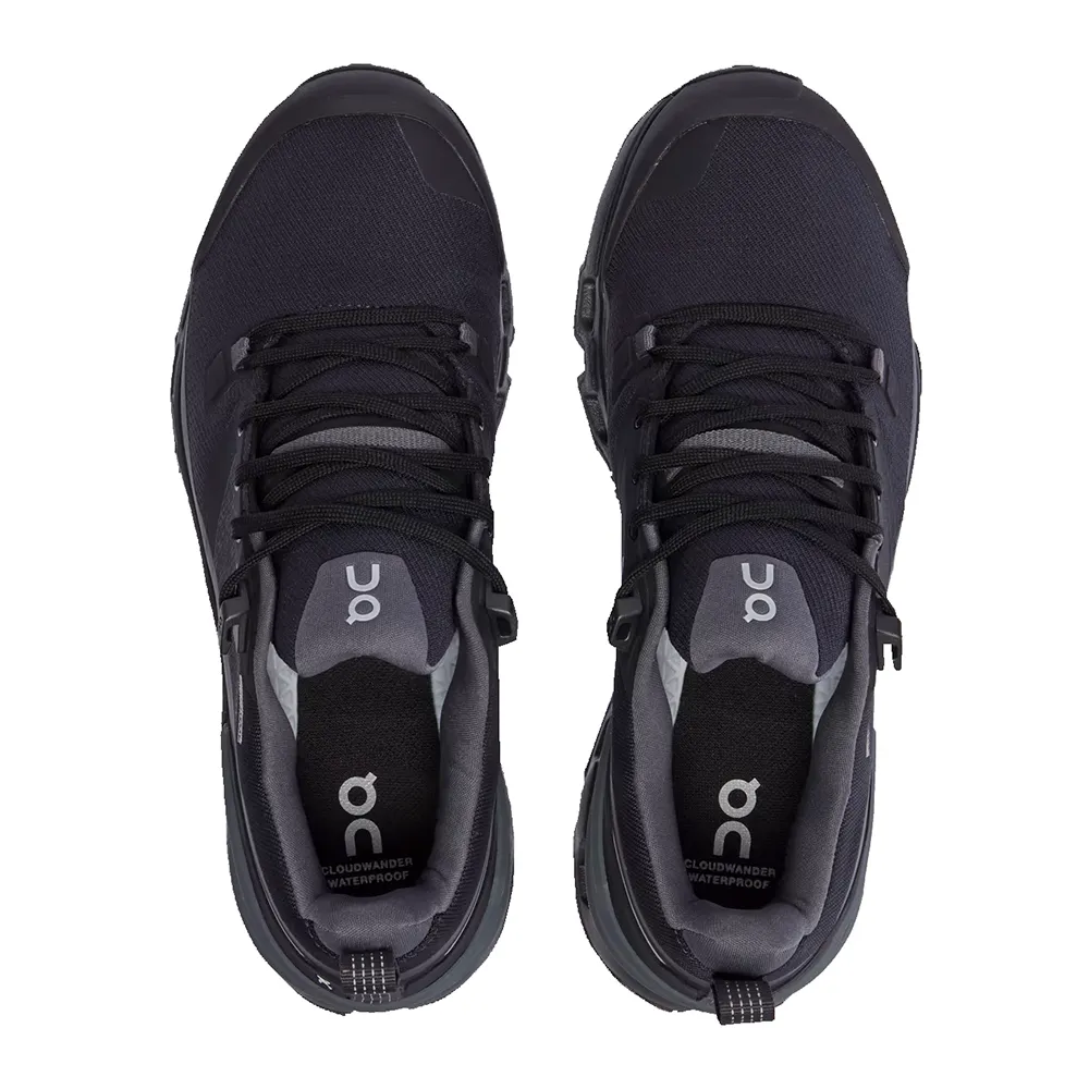 ON Women's Cloudwander Waterproof Black | Eclipse