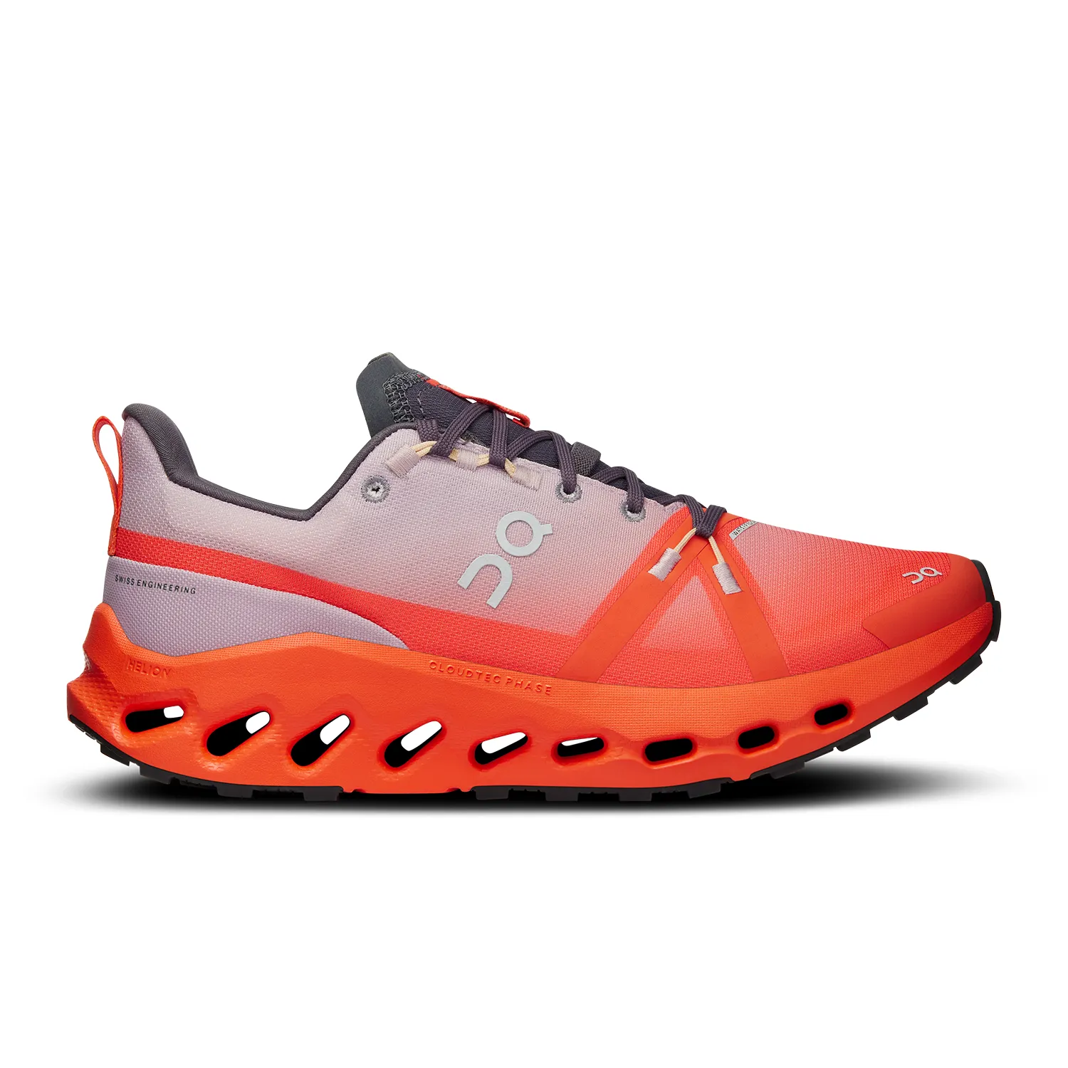 ON WOMEN'S CLOUDSURFER TRAIL WATERPROOF Mauve | Flame