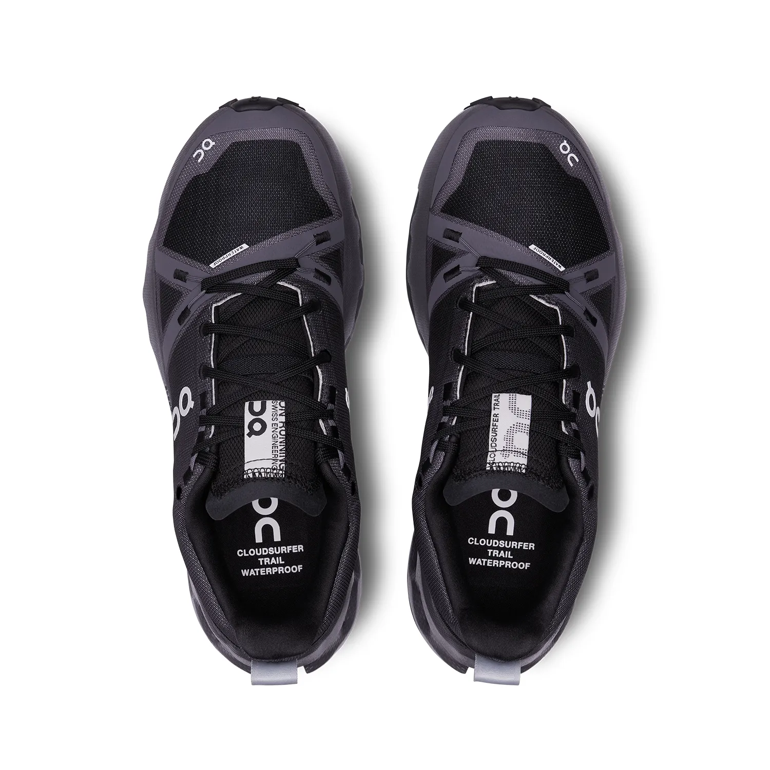 ON MEN'S CLOUDSURFER TRAIL WATERPROOF Black | Eclipse