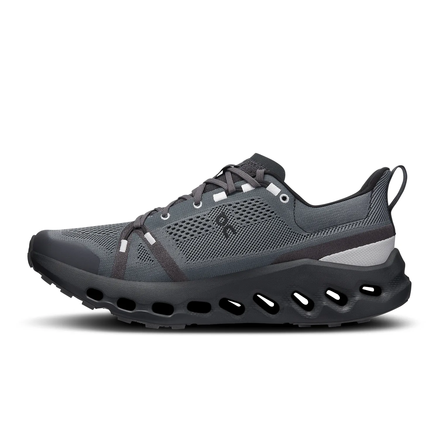 On Cloudsurfer Trail Waterproof Men\'s Athletic Shoes - Black/Eclipse ON MEN main image 3