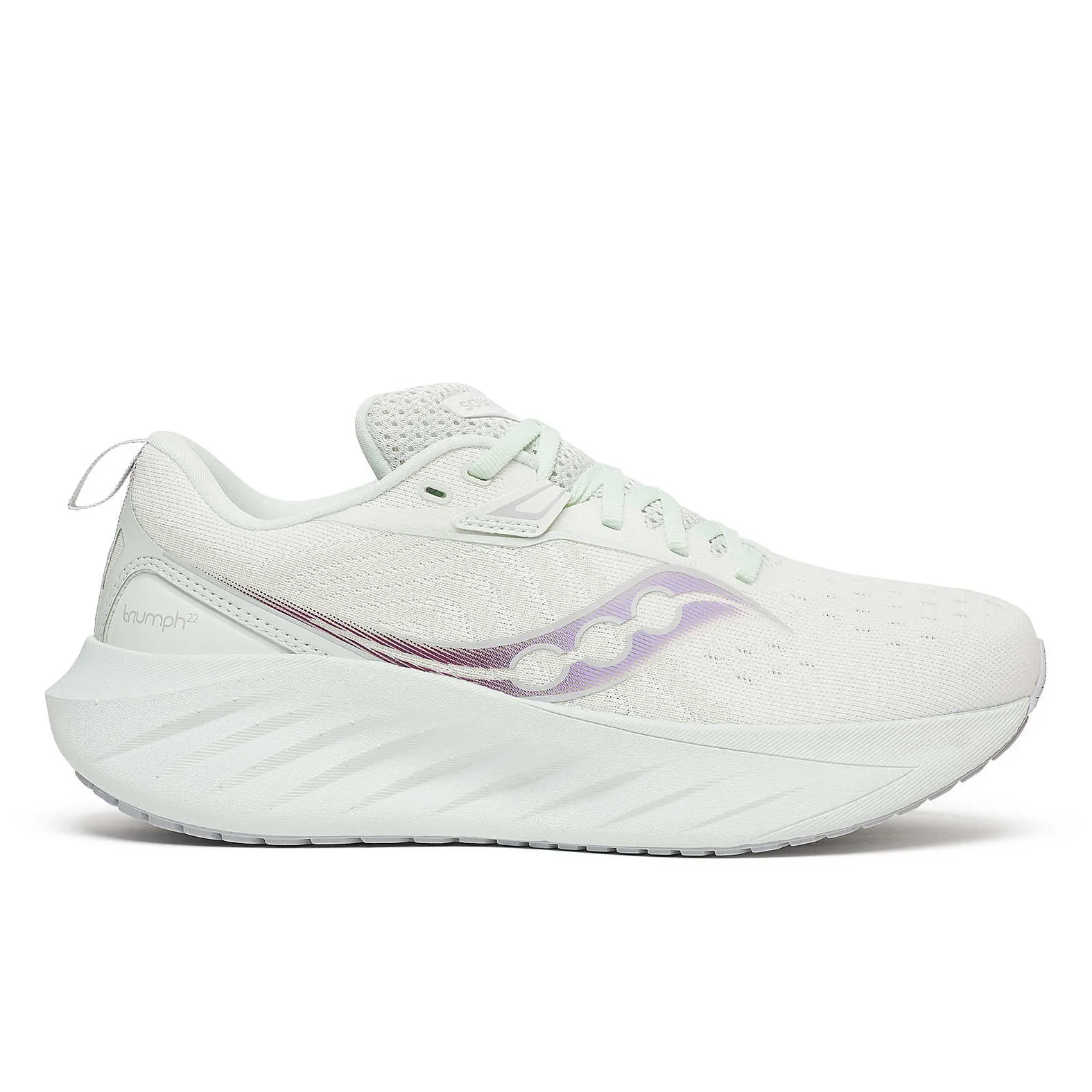 SAUCONY Women's Triumph 22 Wide WHITE/FOAM