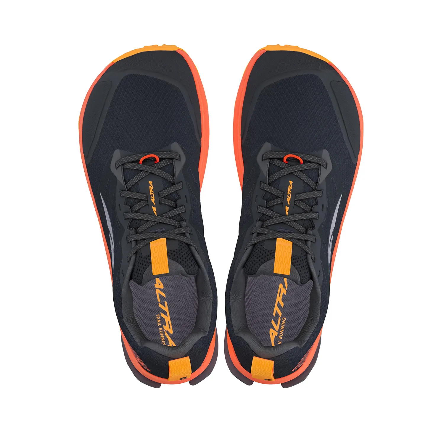Altra Lone Peak 9 Mens 11.5 Trail Running Shoes Black Orange AL0A85PG061 Nathan Altra Lone Peak 9 Men main image 2