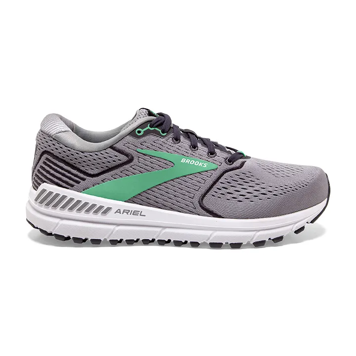 アローズ Brooks Women's Ariel 20 Alloy / Pearl / Green
