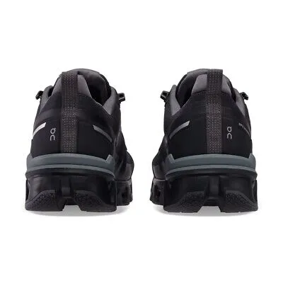 【防水】On Cloudwander Waterproof ブラック On Men's Cloudwander Waterproof Black | Eclipse