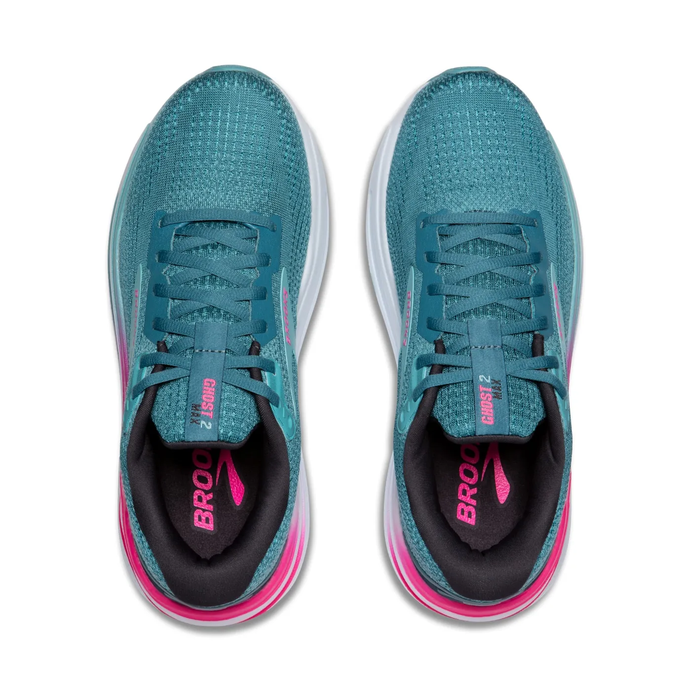 Women's Brooks Ghost Max 2 - Storm Blue/Knockout Pink/Aqua
