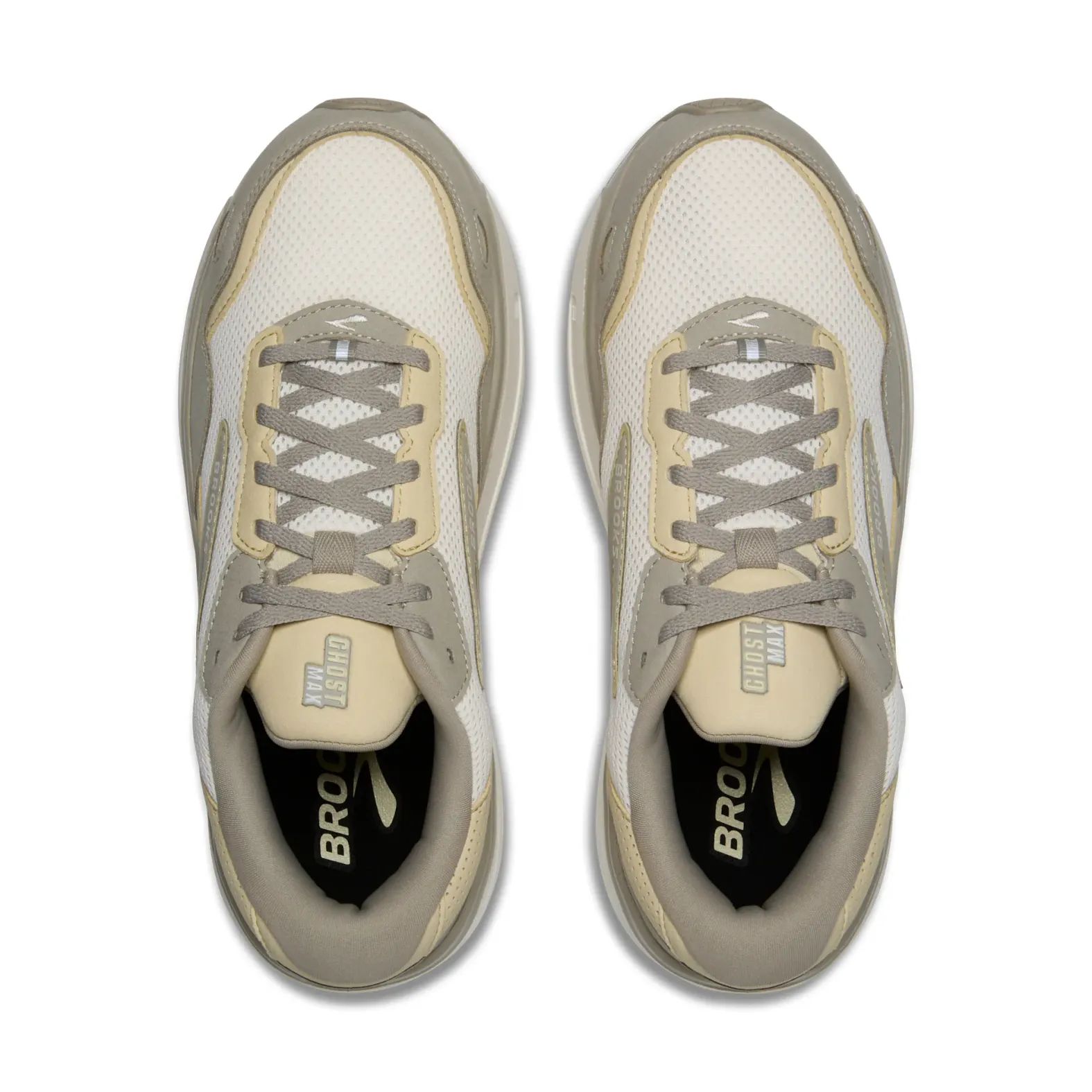 BROOKS Men's Ghost Max SE Suede London Fog/Green Haze/Coconut