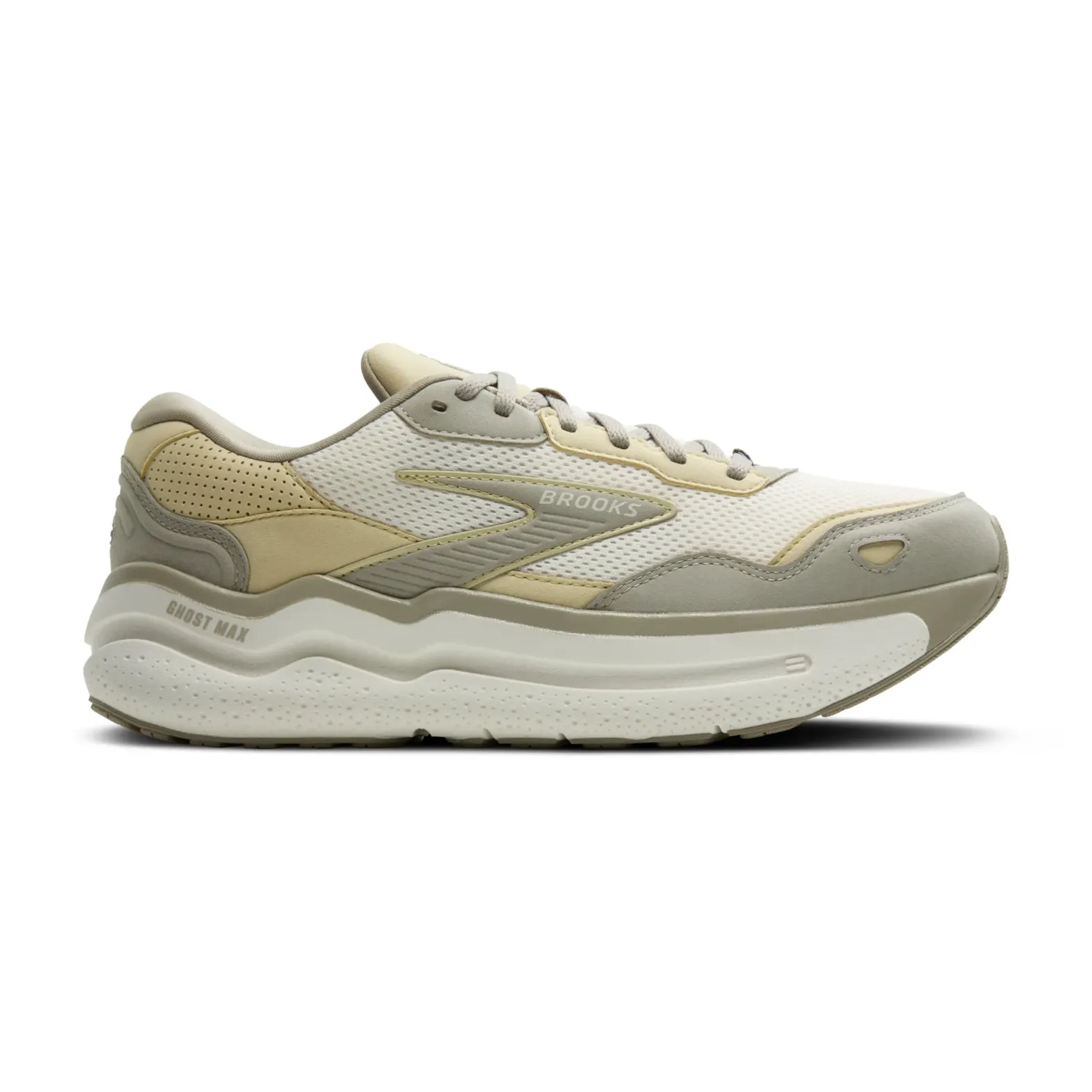 定価79900 HILTON スリーピース Super100's ＋スニーカー BROOKS Men's Ghost Max SE Suede London Fog/Green Haze/Coconut