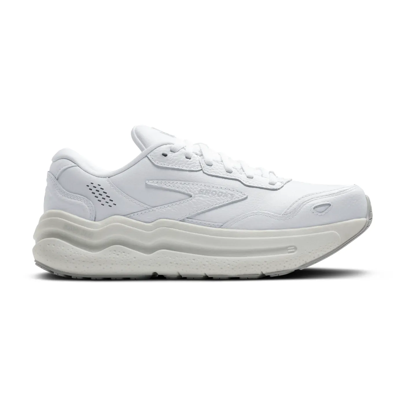 【極美品】BROOKS 24㌢Ghost MAX2ゴーストマックス2 厚底　白 BROOKS Women's Ghost Max 2 Leather White/White