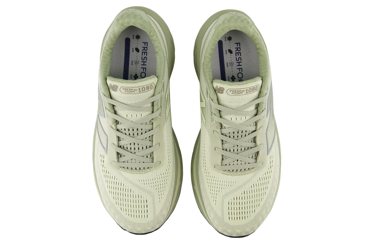 New Balance Fresh Foam X 1080v14 Men\'s Size 9 Beige Green Running Shoes Sneakers New Balance Men main image 2