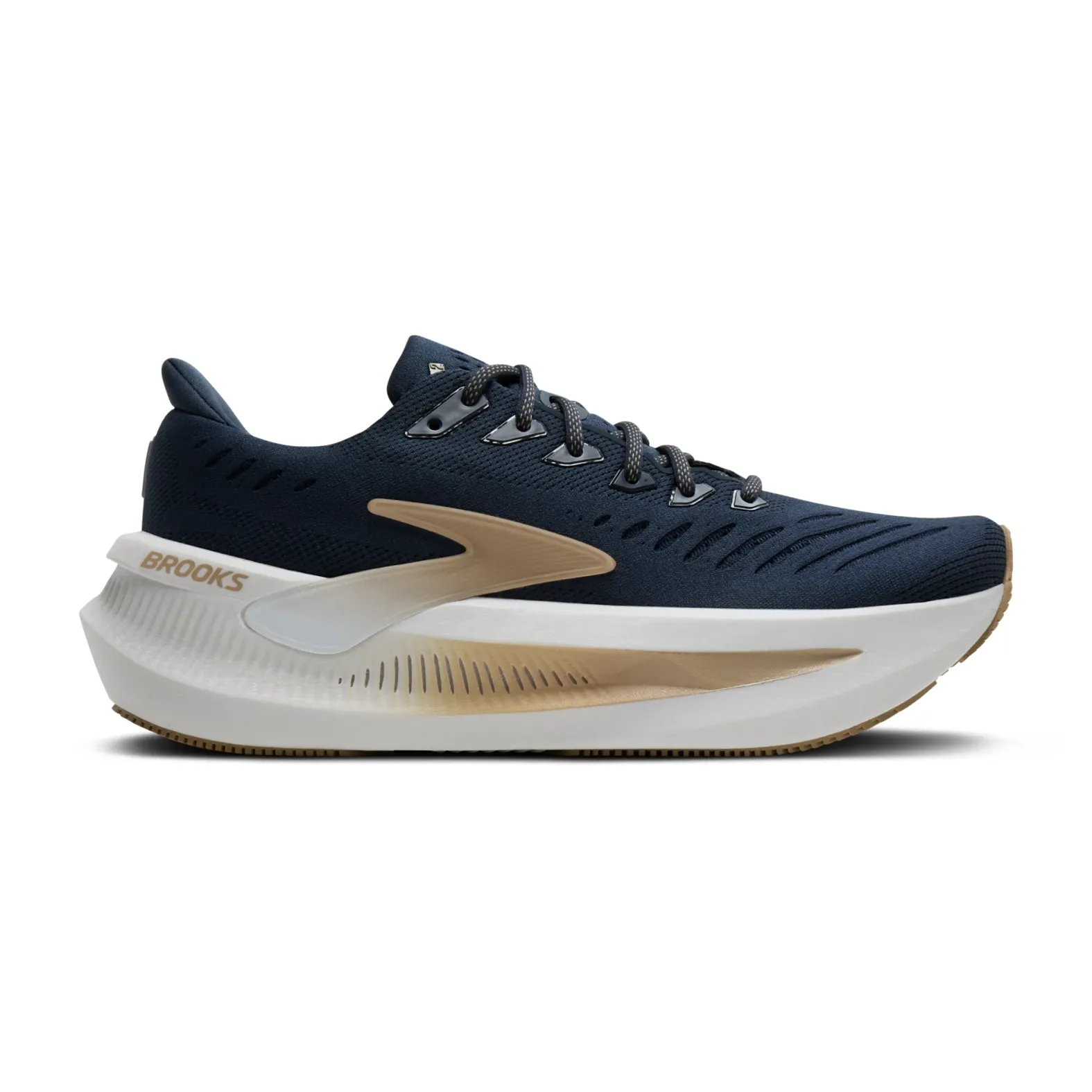 Brooks Glycerin Max Shoe Box - Bold Blue with Gold Logo Brooks Glycerin Max 2 ⤵️ A solid, max-cushioned option  main image 2