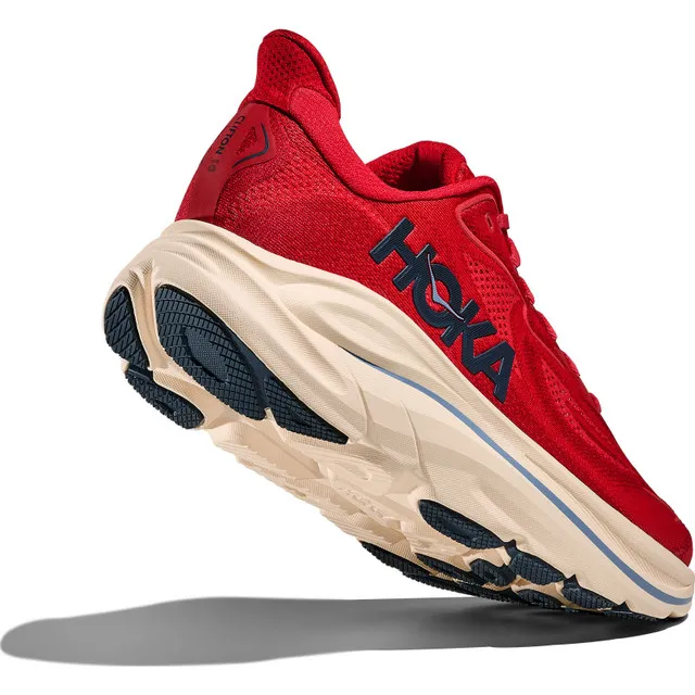 Hoka Men's CLIFTON 10 VLLN Vermillion/VarsityNavy