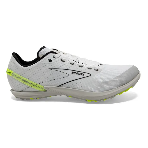 Brooks Unisex Draft XC Spikeless White/Black/Nightlife